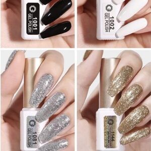 GAOY Soak Off Gel Nail Polish Bundle